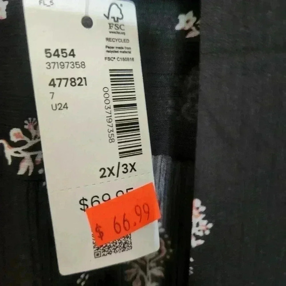 Penningtons  *NEW With Tags - Printed Bracelet-Sleeve Kimono Size 2/3 - Picture 10 of 14